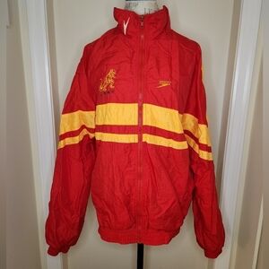 Vintage Red Speedo Jacket